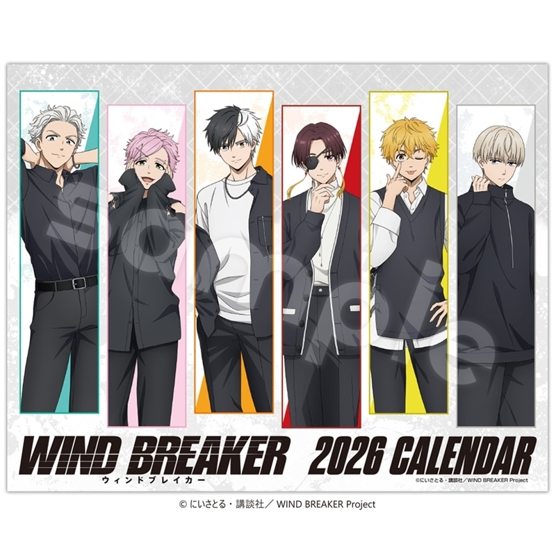 【カレンダー】ウィンドブレイカー (ウィンブレ) Season2 2026年卓上カレンダー
 
2025年12月24日発売