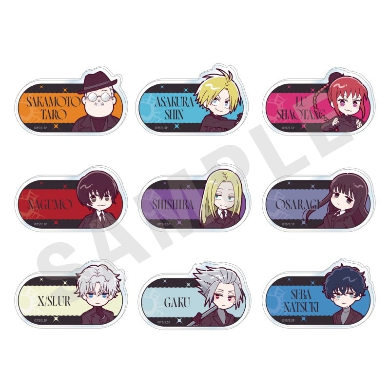 サカモトデイズ ミニキャラスーツシリーズ トレーディングお名前バッジ(全9種) 
2026年01月発売