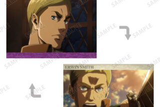 進撃の巨人 エルヴィン 場面写A5イラストカード AMNIBUSで2026年2月中旬発売