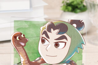 忍たま乱太郎 伊賀崎孫兵 Ani-Art aqua label 第2弾 A6アクリルパネル 2025年11月中旬発売予定