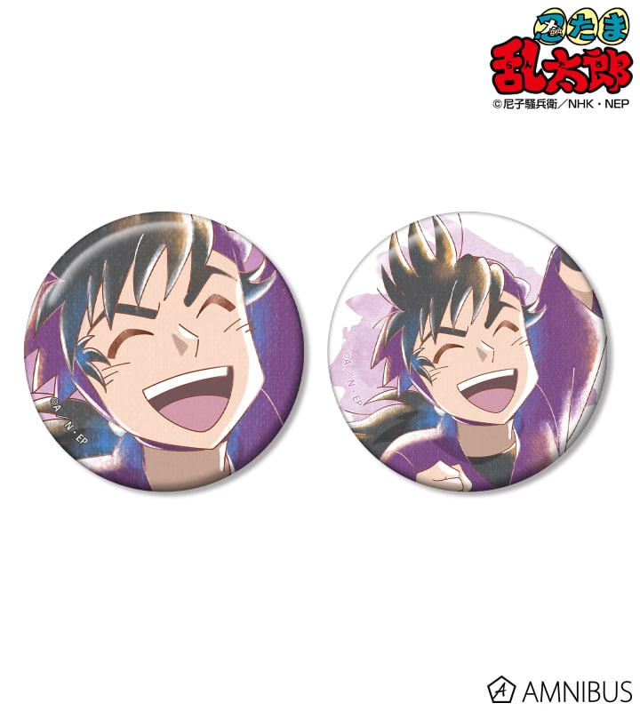 忍たま乱太郎 浜 守一郎 Ani-Art aqua label 第2弾 缶バッジ2個セット 2025年11月中旬発売予定