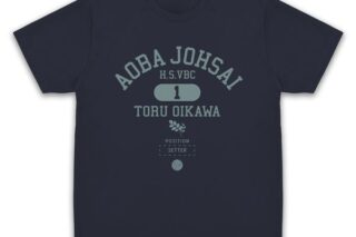 ハイキュー!! 及川徹 カレッジ ドライTシャツ NAVY M キャラアニで
                                                2026年2月発売