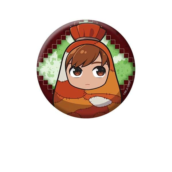 ダンジョン飯 ぺたん娘缶バッジ vol.4 チルチャック(カエルスーツ) キャラアニで
                                                2026年2月発売