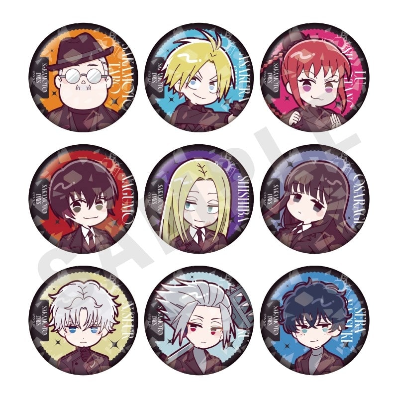 サカモトデイズ ミニキャラスーツシリーズ トレーディングキラキラ缶バッジ(全9種) 
2026年01月発売