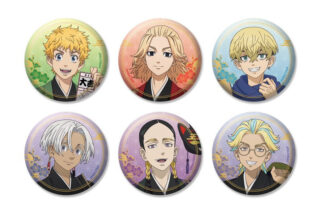 TVアニメ東京リベンジャーズ トレーディング箔押しマット缶バッジ 和装ver.
 アニメイトで
2026年02月発売