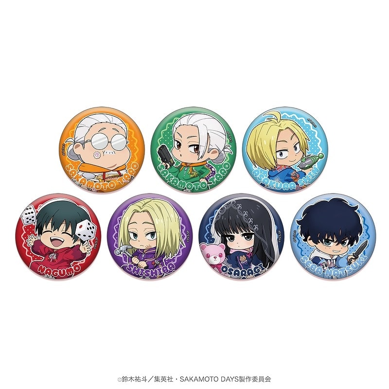 サカモトデイズ 【ミニキャラ】缶バッジ(コンプセット) 
2025年08月下旬発売