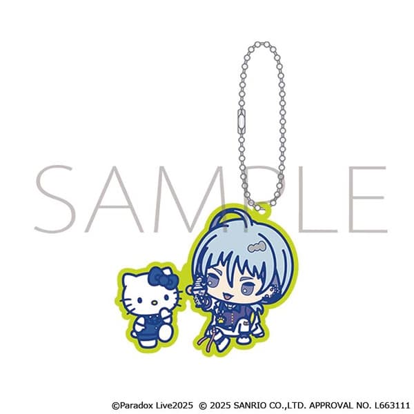 Paradox Live ラバーキーホルダー/棗 リュウ×ハローキティ　サンリオキャラクターズ
 
2025年12月26日発売