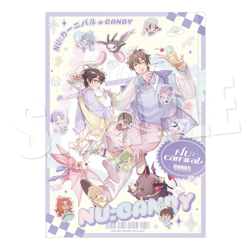 NU: カーニバル 3ポケットクリアファイル(A4)《キャンディーver.》
 アニメイトで
2026/02/06 発売