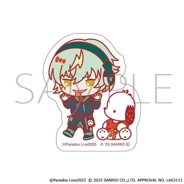 Paradox Live ステッカー/御子柴 賢太×ポチャッコ　サンリオキャラクターズ
 
2025年11月28日発売
で取扱中 (アニメイト)