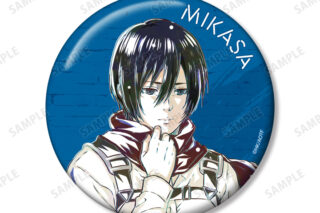 進撃の巨人 ミカサ Ani-Art 第4弾 100mm缶バッジ AMNIBUSで2026年3月中旬発売