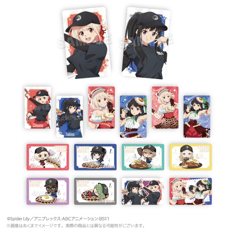 お好み焼き ゆかり×リコリス・リコイル (リコリコ) トレーディングホログラムカード
 
2026年02月発売