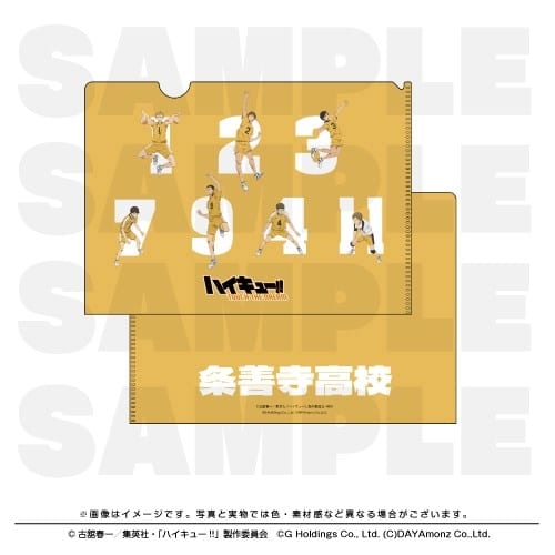 ハイキュー!! TOUCH THE DREAM クリアファイル 条善寺高校
 
2025年12月1日発売
で取扱中