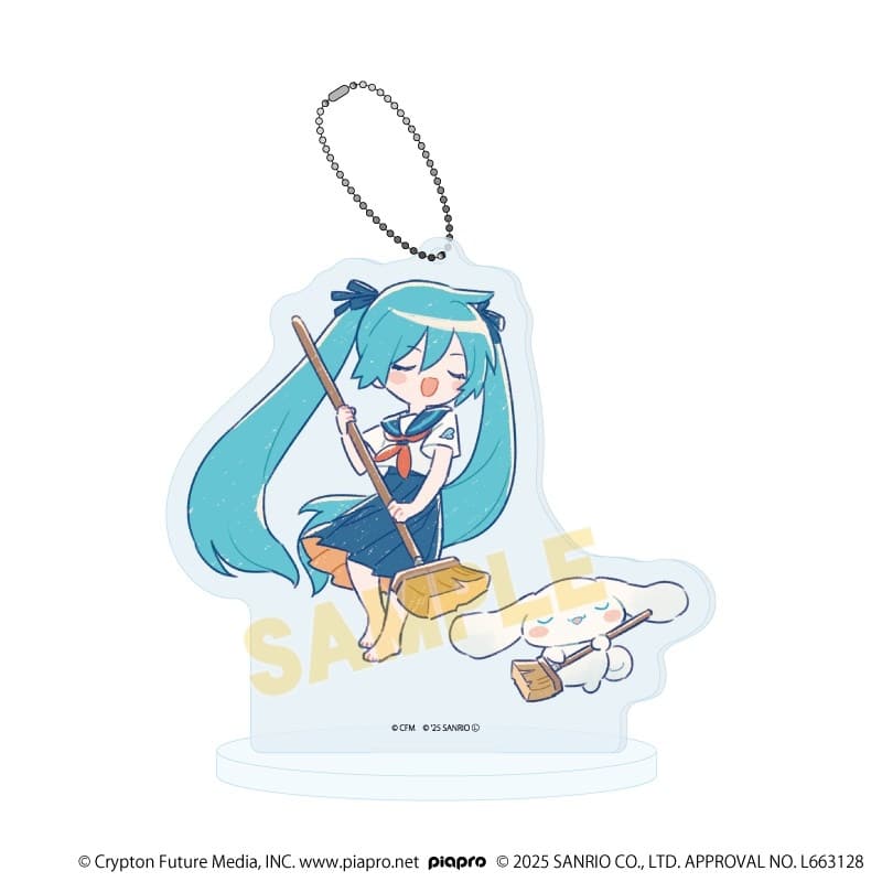 初音ミク×シナモロール アクリルスタンドキーホルダー36/(グラフアートイラスト)
 
2026年02月発売