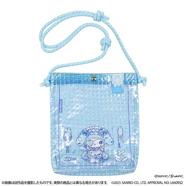 サンリオキャラクターズ マイメロディ　DOLLY MIX水色天使デザイン　クリアサコッシュ
 
2025年11月21日発売