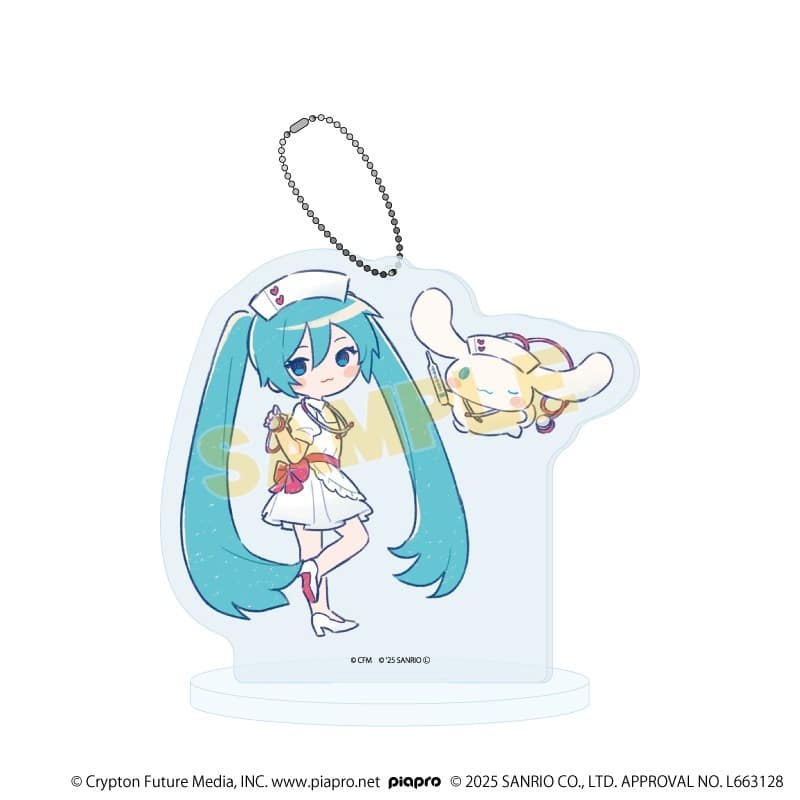 初音ミク×シナモロール アクリルスタンドキーホルダー35/(グラフアートイラスト)
 
2026年02月発売