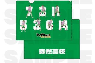 ハイキュー!! TOUCH THE DREAM クリアファイル 森然高校
 
2025年12月1日発売
で取扱中