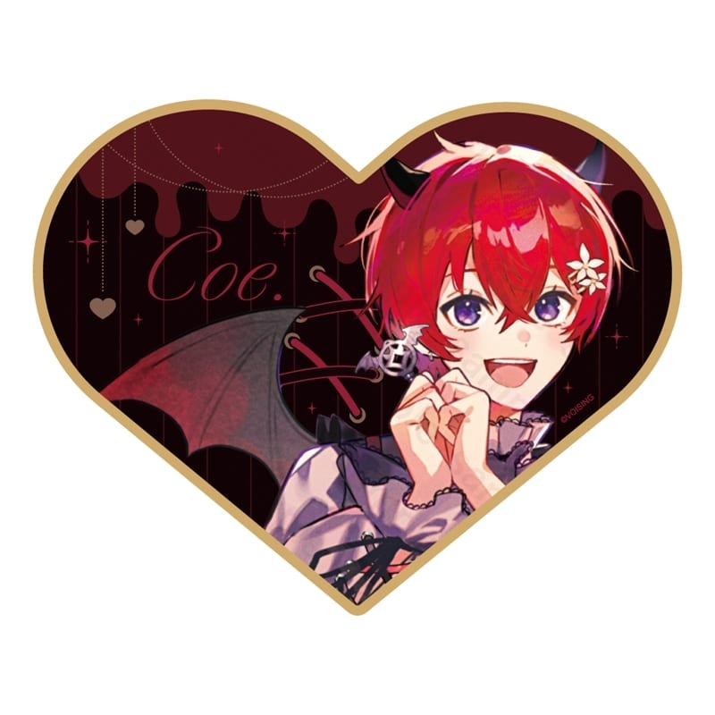 すたぽら 悪魔と小悪魔 ハート型色紙 Coe.
 アニメイトで
2025年11月下旬発売