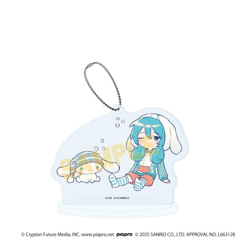 初音ミク×シナモロール アクリルスタンドキーホルダー34/(グラフアートイラスト)
 
2026年02月発売
