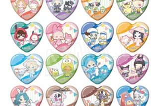 第五人格×サンリオ トレーディングハート缶バッジ(ミニキャラ)
 アニメイトで
2026年01月発売