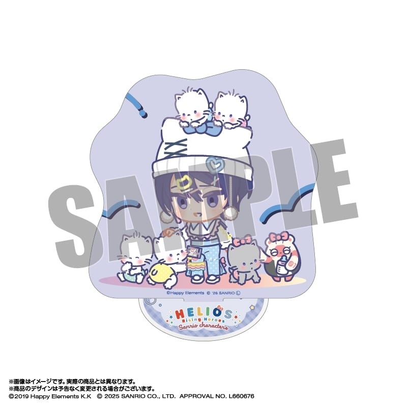 エリオスライジングヒーローズ×サンリオキャラクターズ アクリルスタンド 5.如月レン×ニャニィニュニェニョン なかよしポップコーデver. アニメイトで
2026年04月発売