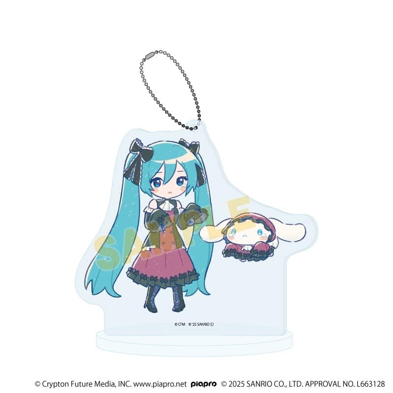 初音ミク×シナモロール アクリルスタンドキーホルダー33/(グラフアートイラスト)
 
2026年02月発売
