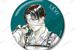 進撃の巨人 リヴァイ Ani-Art 第4弾 100mm缶バッジ AMNIBUSで2026年3月中旬発売