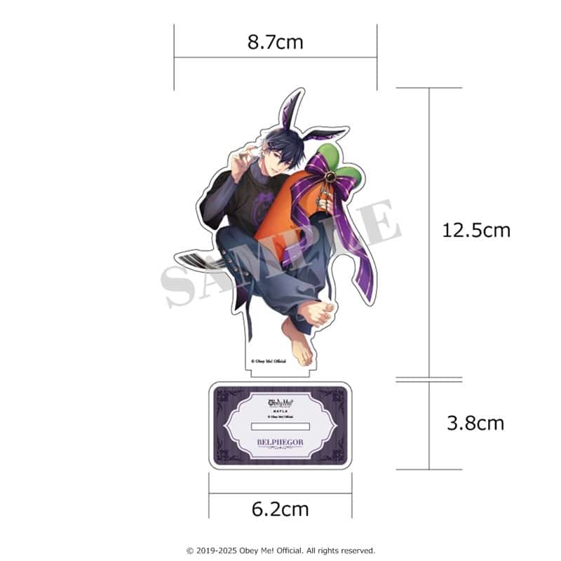 Obey Me! アイコニック アクリルスタンド[PP][Belphegor] アニメイトで
2026年04月発売