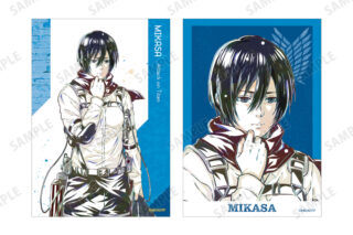 進撃の巨人 ミカサ Ani-Art 第4弾 ブロマイド2枚セット AMNIBUSで2026年3月中旬発売