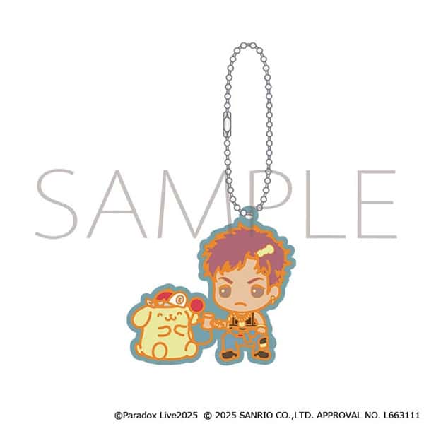 Paradox Live ラバーキーホルダー/雅邦 善×ポムポムプリン　サンリオキャラクターズ
 
2025年12月26日発売