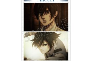 TVアニメ『進撃の巨人』 ミカサ 場面写A3マット加工ポスター vol.4【再販】
 
2026年2月17日発売
で取扱中