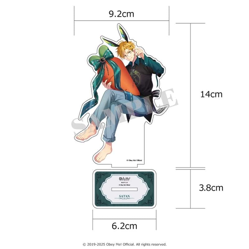 Obey Me! アイコニック アクリルスタンド[GR][Satan] アニメイトで
2026年04月発売
