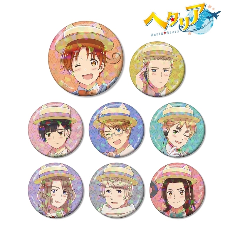 アニメ「ヘタリア World★Stars」 描き下ろしイラスト 遊園地ver. トレーディングホログラム缶バッジ
 アニメイトで
2026/02/27 発売