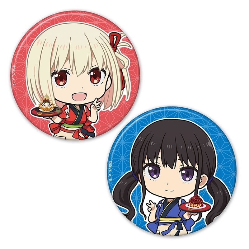 リコリス・リコイル (リコリコ) 缶バッジ2個セット 千束&たきな vol.2
 
2026年01月下旬発売