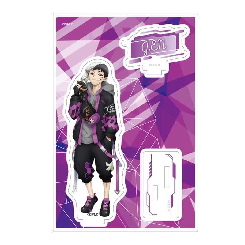 Dr.STONE サイバーパンク アクリルスタンドJr. あさぎりゲン【再販】
 アニメイトで
2026年01月発売