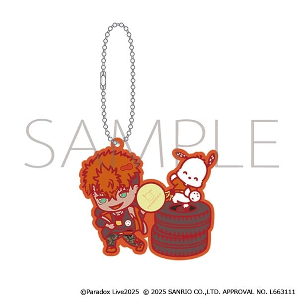 Paradox Live ラバーキーホルダー/土佐 凌牙×ポチャッコ　サンリオキャラクターズ
 
2025年12月26日発売
で取扱中 (アニメイト)