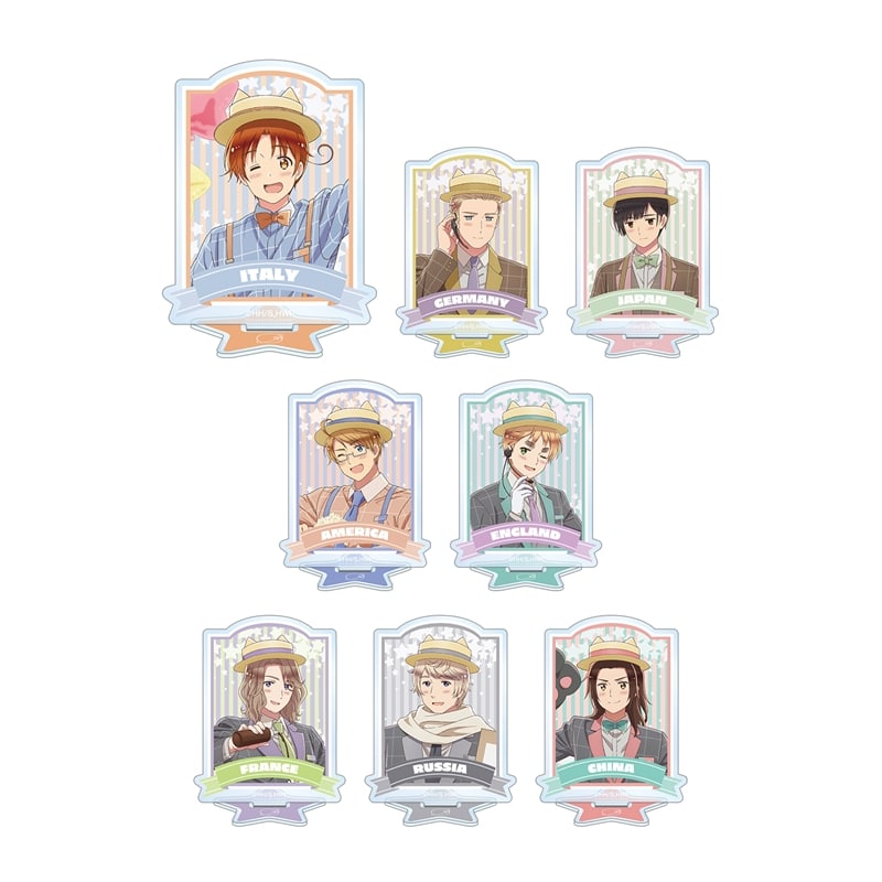 アニメ「ヘタリア World★Stars」 描き下ろしイラスト 遊園地ver. トレーディングアクリルスタンド
 アニメイトで
2026/02/27 発売