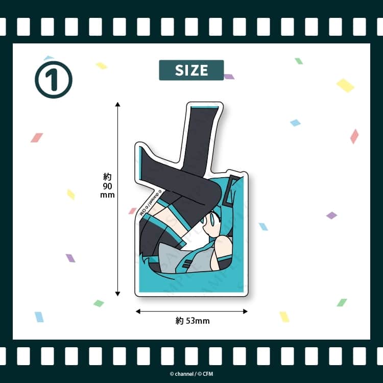 サツキ&channel ダイカットステッカー1【初音ミク】/channel【再販】
 
2026年04月中旬発売