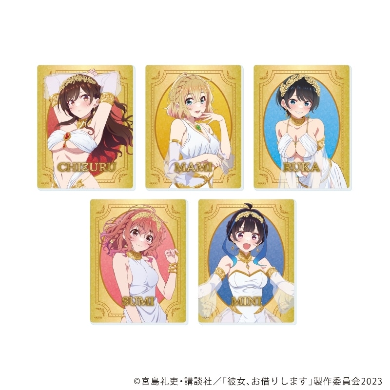 彼女、お借りします (かのかり) アクリルカード23/女神ver. B ブラインド(全5種)(描き下ろしイラスト)
 
2025年11月発売