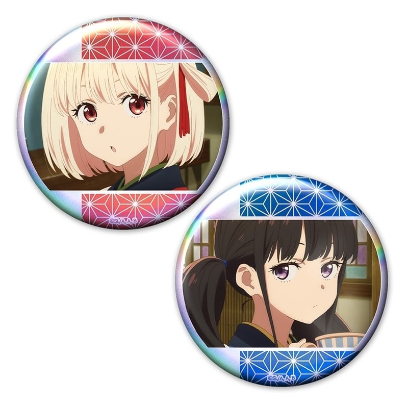 リコリス・リコイル (リコリコ) ホログラム缶バッジ2個セット 千束&たきな vol.2
 
2026年01月下旬発売