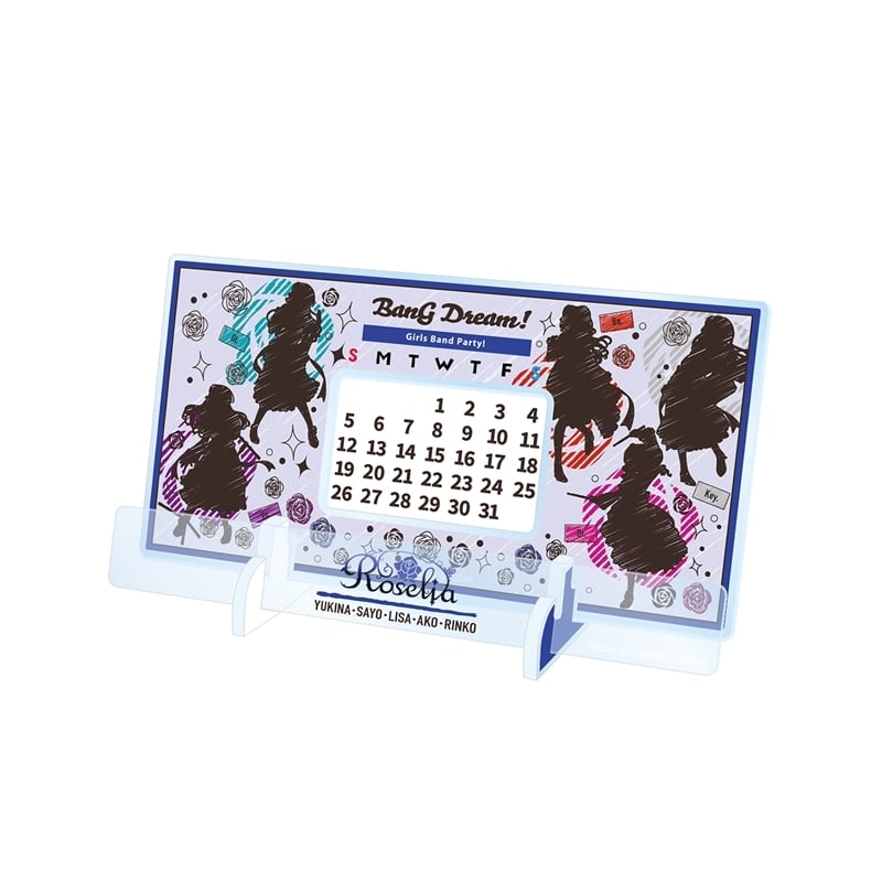 バンドリ! ガルパ Roselia Ani-Sketch 卓上アクリル万年カレンダー アニメイトで
2026/02/17 発売