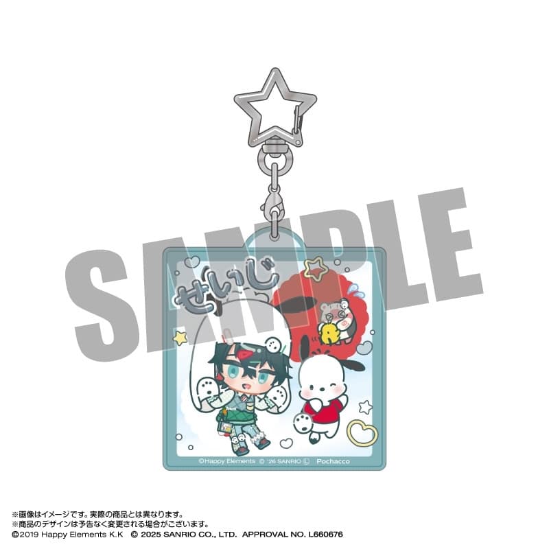 エリオスライジングヒーローズ×サンリオキャラクターズ おなまえアクリルキーホルダー 17.セイジ・スカイフォール×ポチャッコ なかよしポップコーデver.
 
2026年04月発売