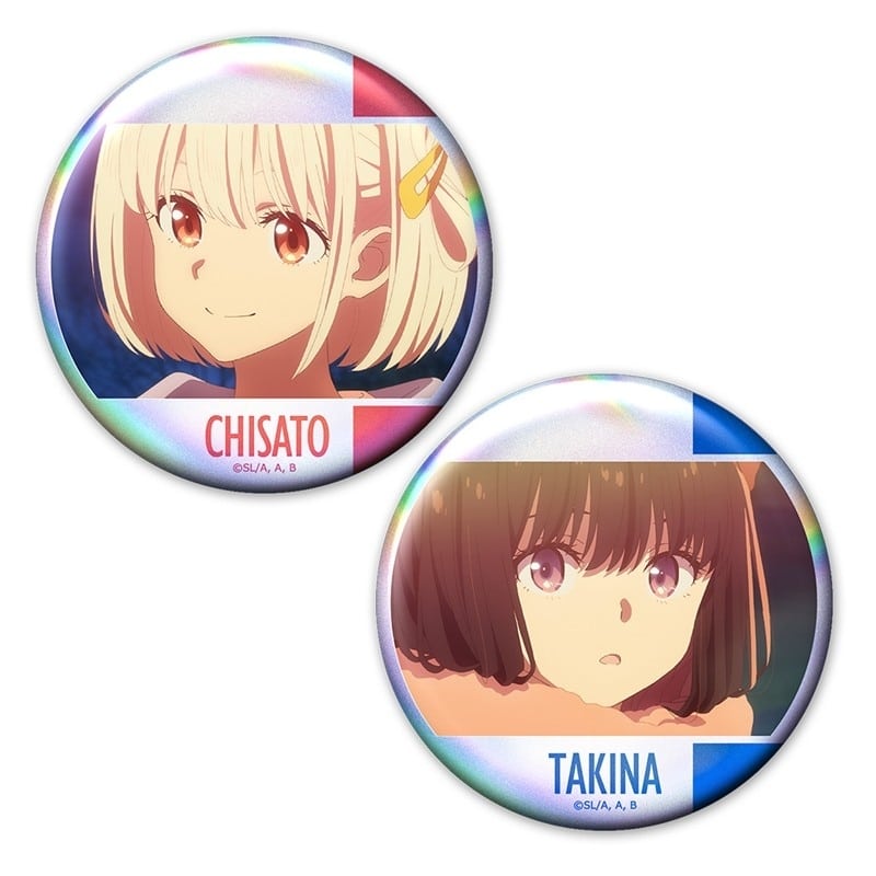 リコリス・リコイル (リコリコ) ホログラム缶バッジ2個セット 千束&たきな vol.1
 
2026年01月下旬発売