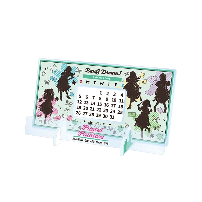 バンドリ! ガルパ Pastel*Palettes Ani-Sketch 卓上アクリル万年カレンダー アニメイトで
2026/02/17 発売