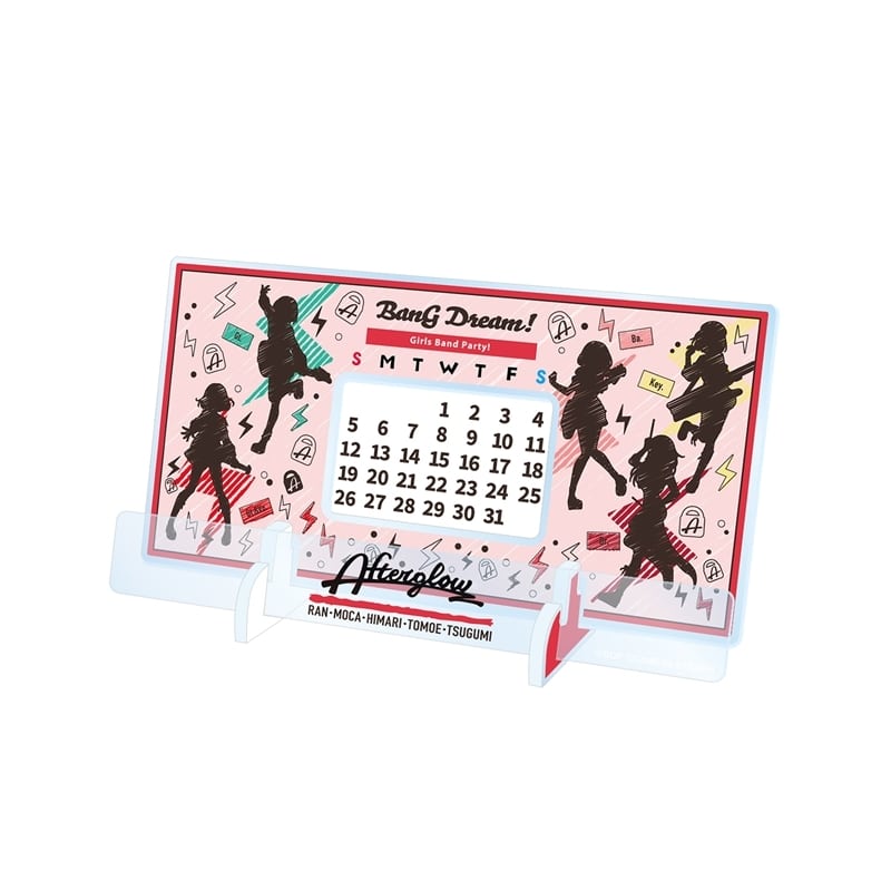 バンドリ! ガルパ Afterglow Ani-Sketch 卓上アクリル万年カレンダー アニメイトで
2026/02/17 発売