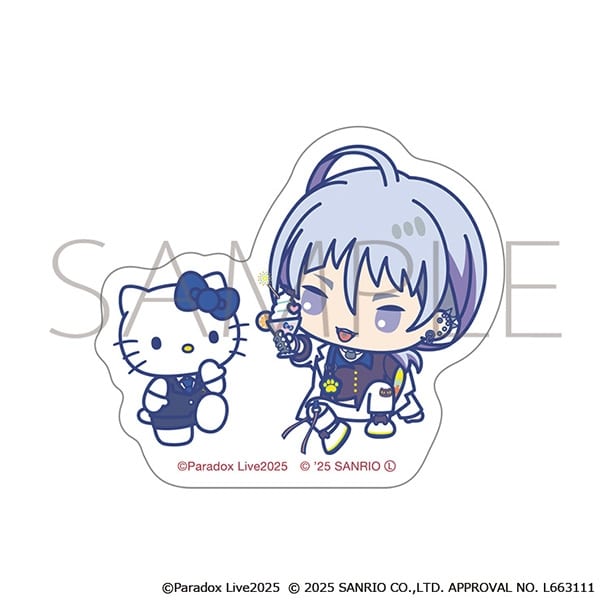 Paradox Live ステッカー/棗 リュウ×ハローキティ　サンリオキャラクターズ
 
2025年11月28日発売