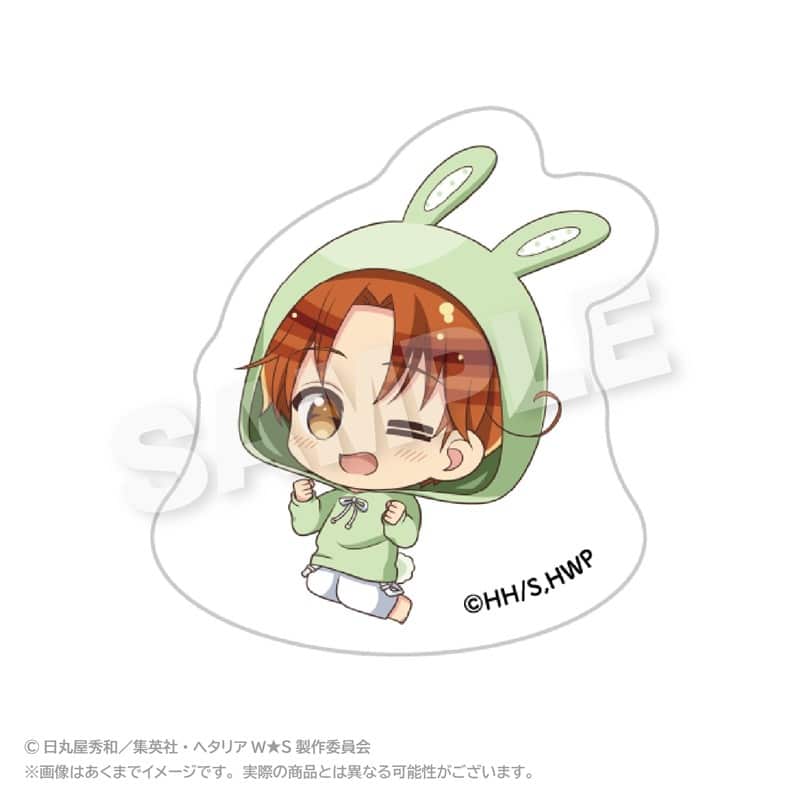 ヘタリア World★Stars ゆらゆらアクリルマスコット アニマルパーカーver. イタリア
 アニメイトで
2026年02月発売