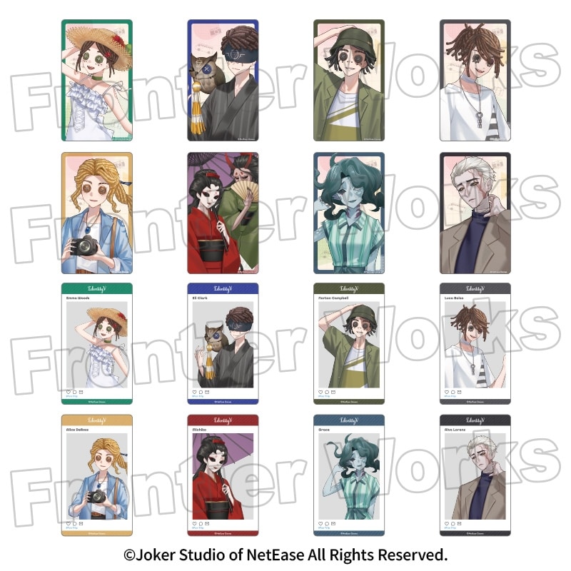 Identity V トレーディングクリアカードFun Trip EX
 アニメイトで
2025年10月中旬発売