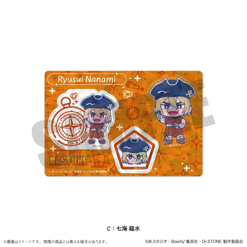 Dr.STONE にゅ～とろ 第二弾 ホログラムステッカーシート C 七海 龍水
 アニメイトで
2026年02月下旬発売