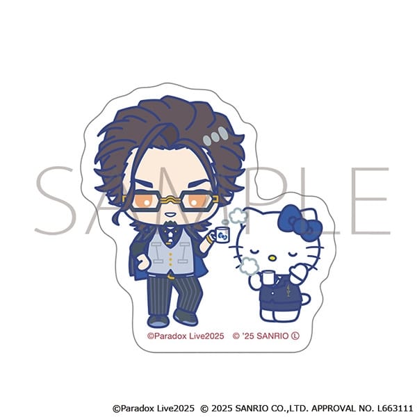 Paradox Live ステッカー/西門 直明×ハローキティ　サンリオキャラクターズ
 
2025年11月28日発売