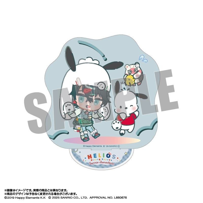 エリオスライジングヒーローズ×サンリオキャラクターズ アクリルスタンド 17.セイジ・スカイフォール×ポチャッコ なかよしポップコーデver.
 
2026年04月発売